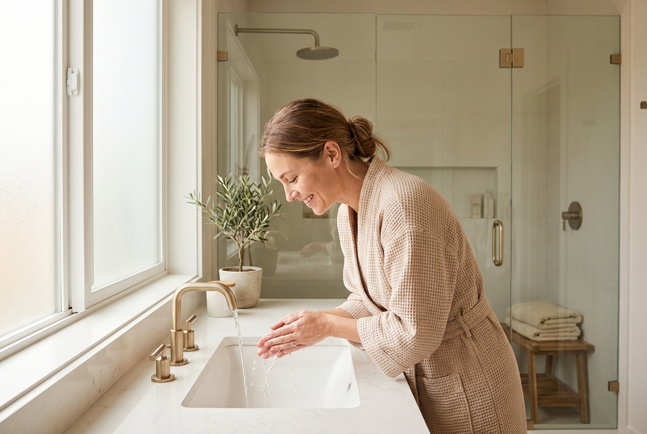 Bathroom lifestyle scene